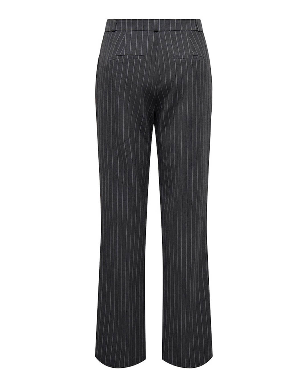 Only Trousers Only Straight Grey Pinstripe Trousers