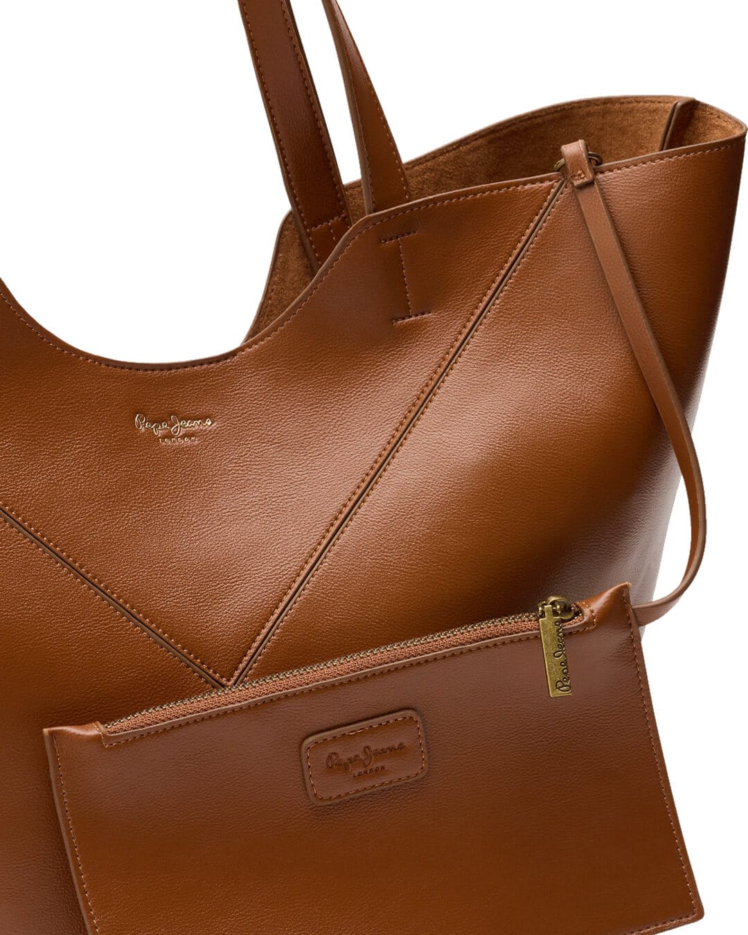 Pepe Jeans Bags ONE Pepe Jeans Celestia Hexia Tan Brown