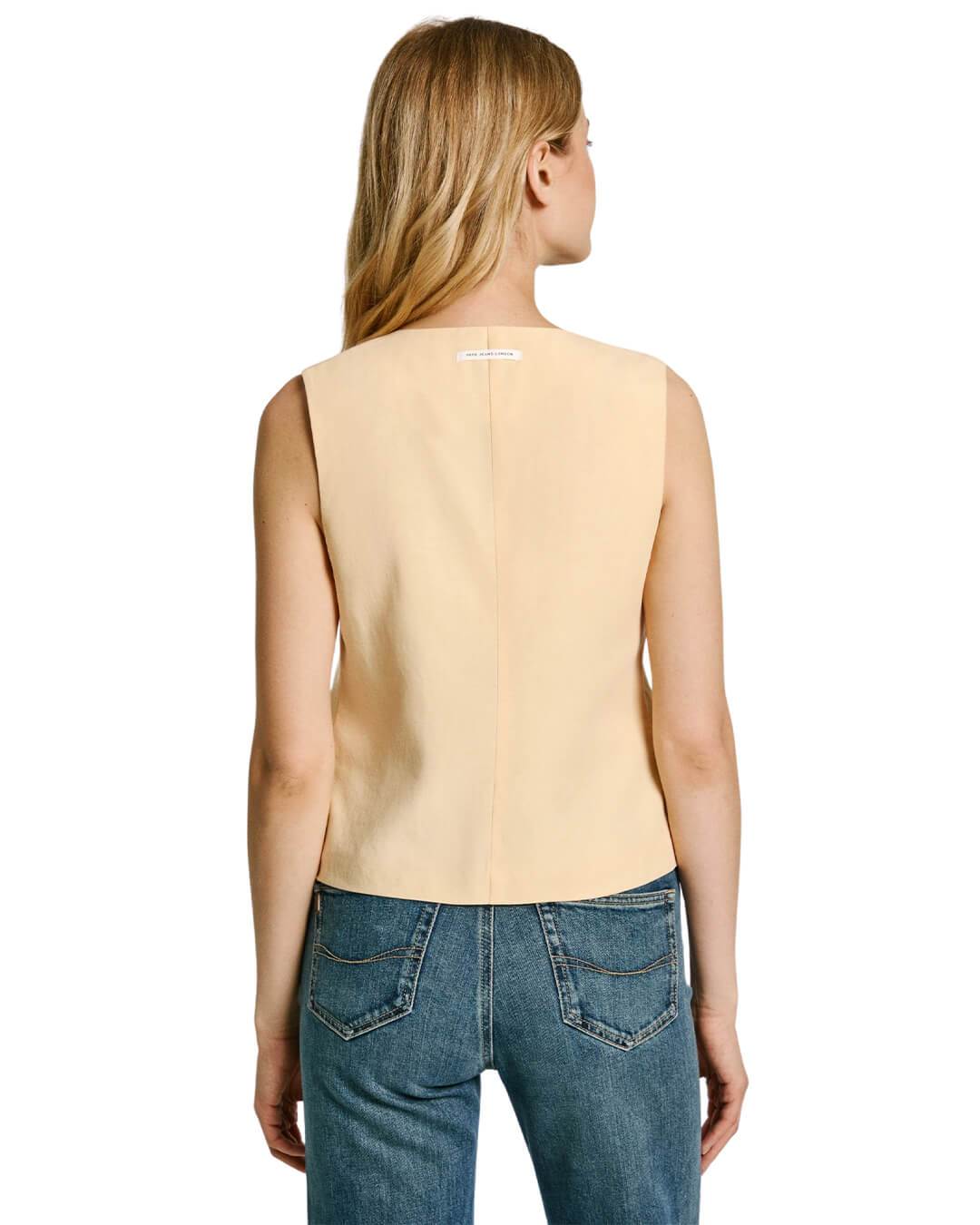 Pepe Jeans Gilets Aditi Waistcoat P037 Cornish Yellow AW24 New  PL402420P037