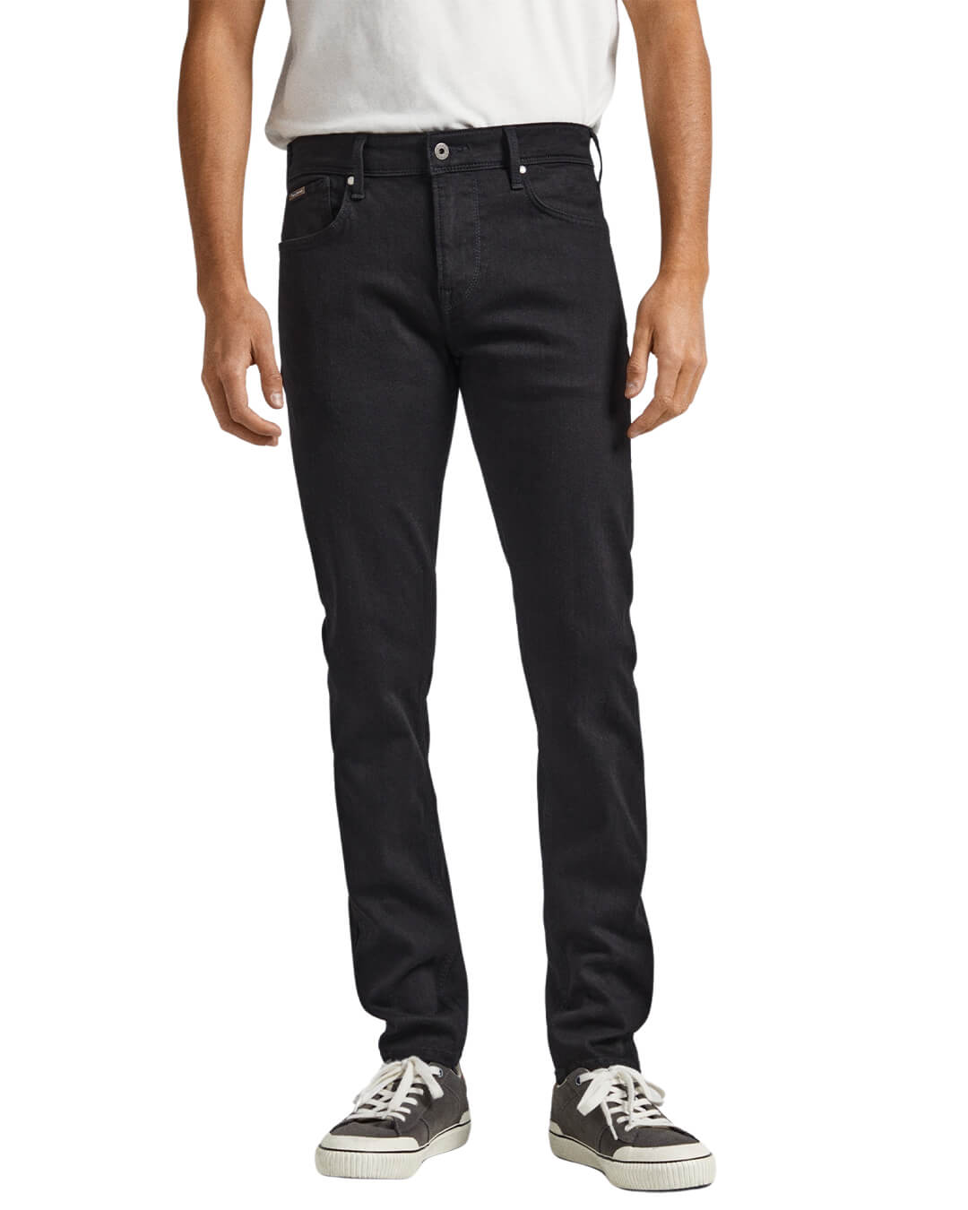 Pepe Jeans Jeans Pepe Jeans Black Skinny Fit Low Rise Finsbury Jeans