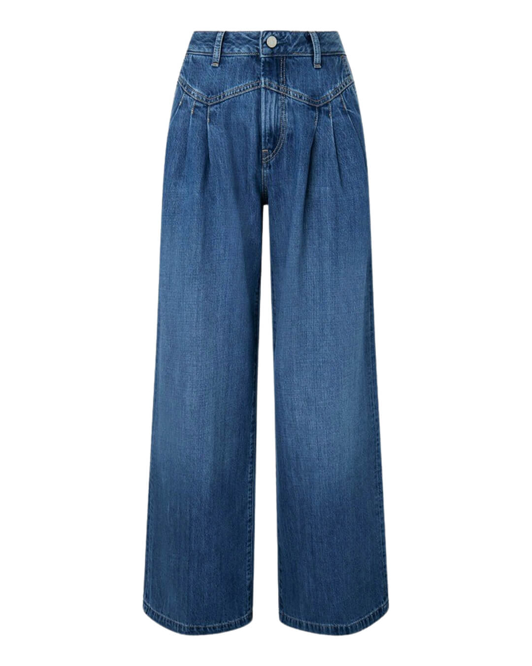 Pepe Jeans Jeans Pepe Jeans Quinn Pleated Denim Blue Jeans