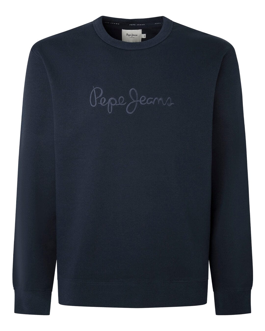 Pepe Jeans Jumpers Pepe Jeans Blue Crewneck Sweatshirt With Logo