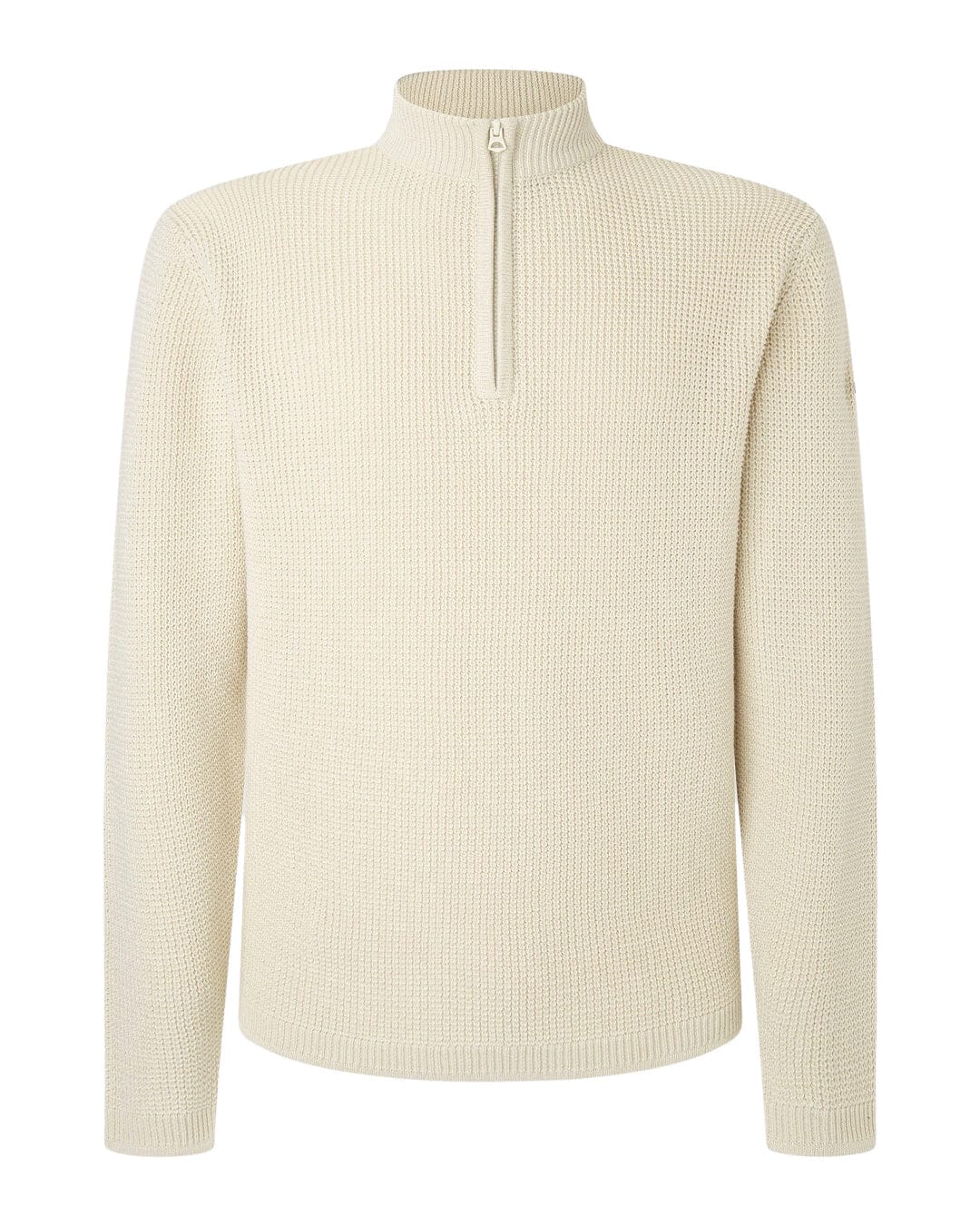 Pepe Jeans Jumpers Pepe Jeans Cream Dean Zip Neck Jumper