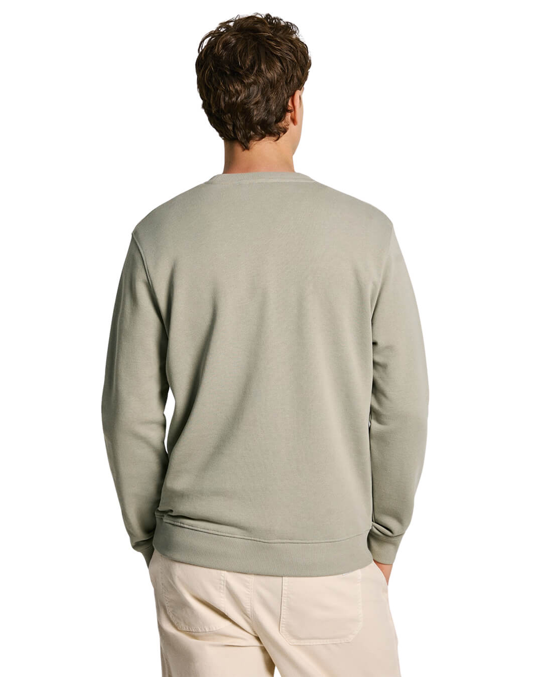 Pepe Jeans Jumpers Pepe Jeans Green Saul Crew Neck Sweatshirt