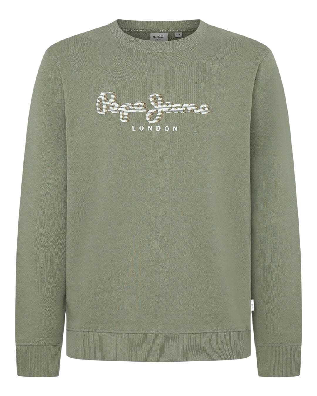 Pepe Jeans Jumpers Pepe Jeans Green Saul Crew Neck Sweatshirt