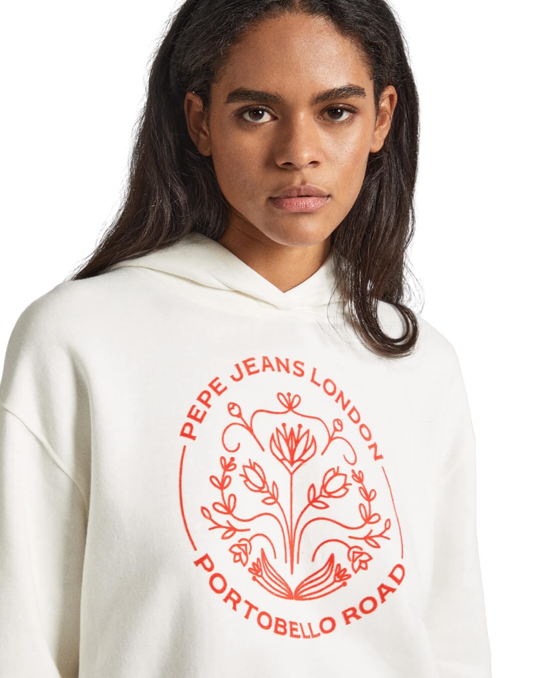 Pepe Jeans Jumpers HARIA SWEATSHIRT MOUSSE WHITE P808