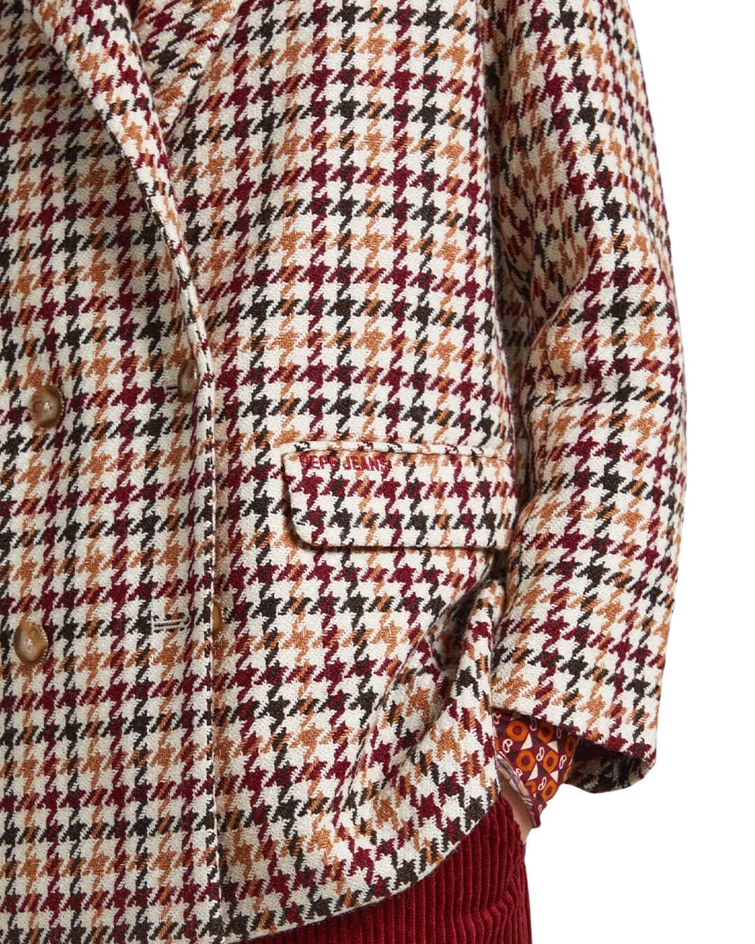 Pepe Jeans Outerwear Pepe Jeans Romina Multicoloured Checked Jacket