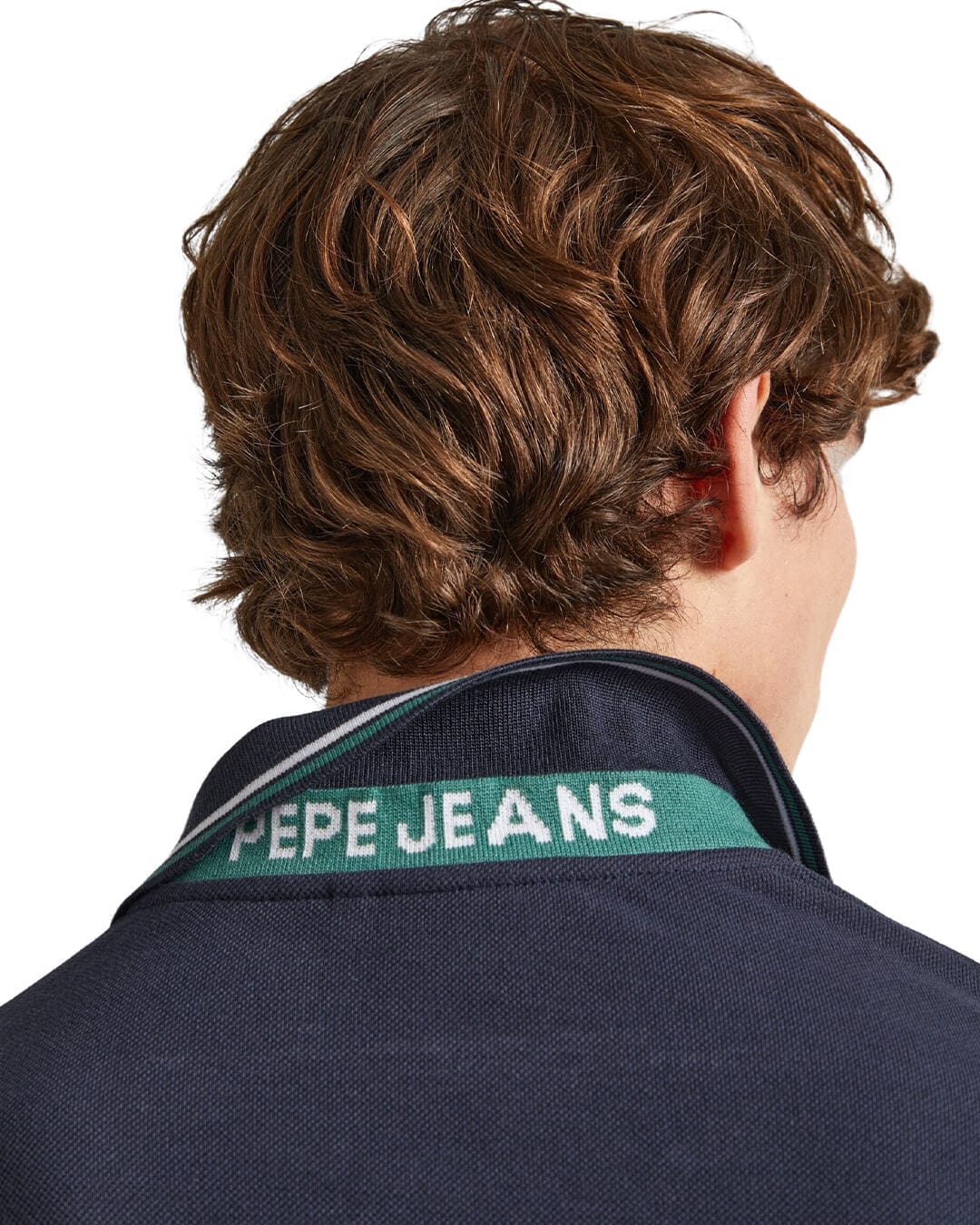 Pepe Jeans Polo Shirts Pepe Jeans Blue Pique Polo With Embroidered Logo