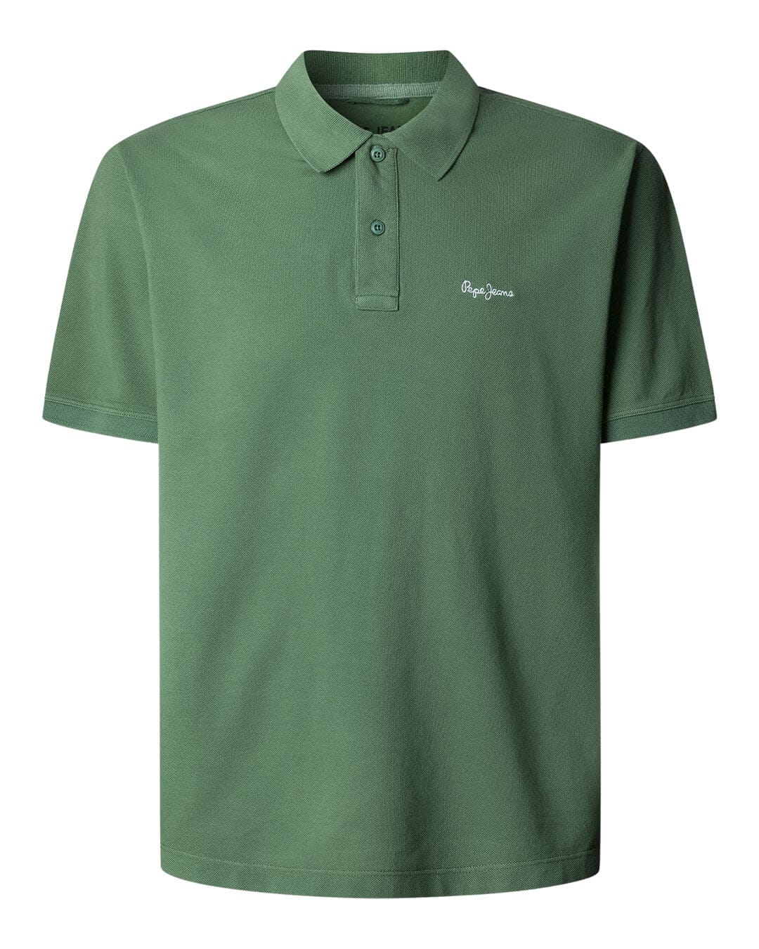 Pepe Jeans Polo Shirts Pepe Jeans Green Oscar Woods Polo Shirt