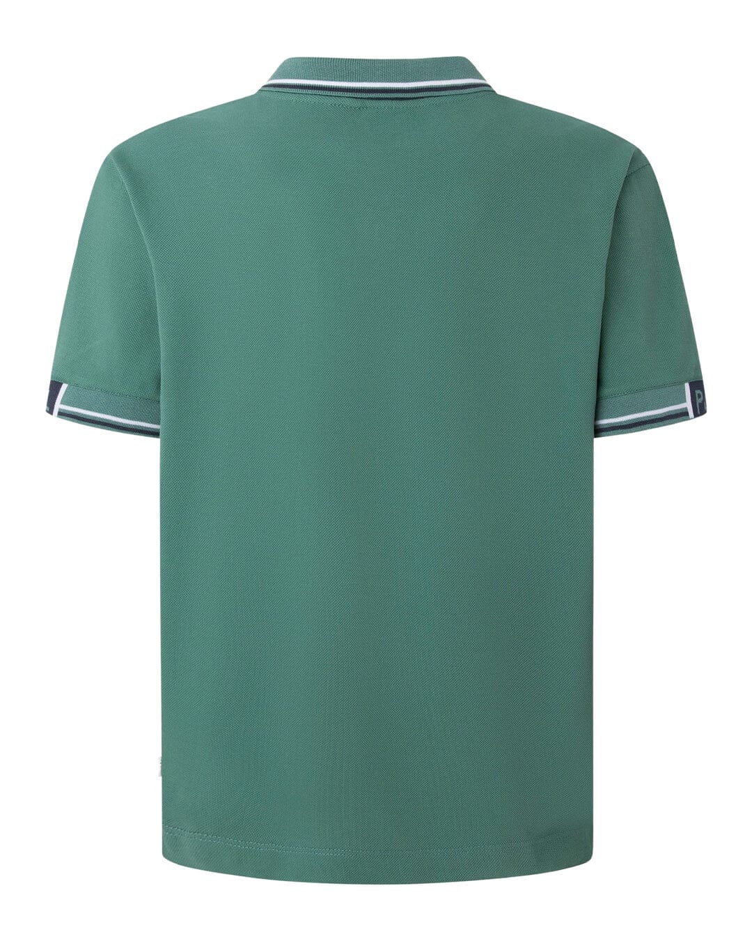 Pepe Jeans Polo Shirts Pepe Jeans Green Pique Polo With Embroidered Logo