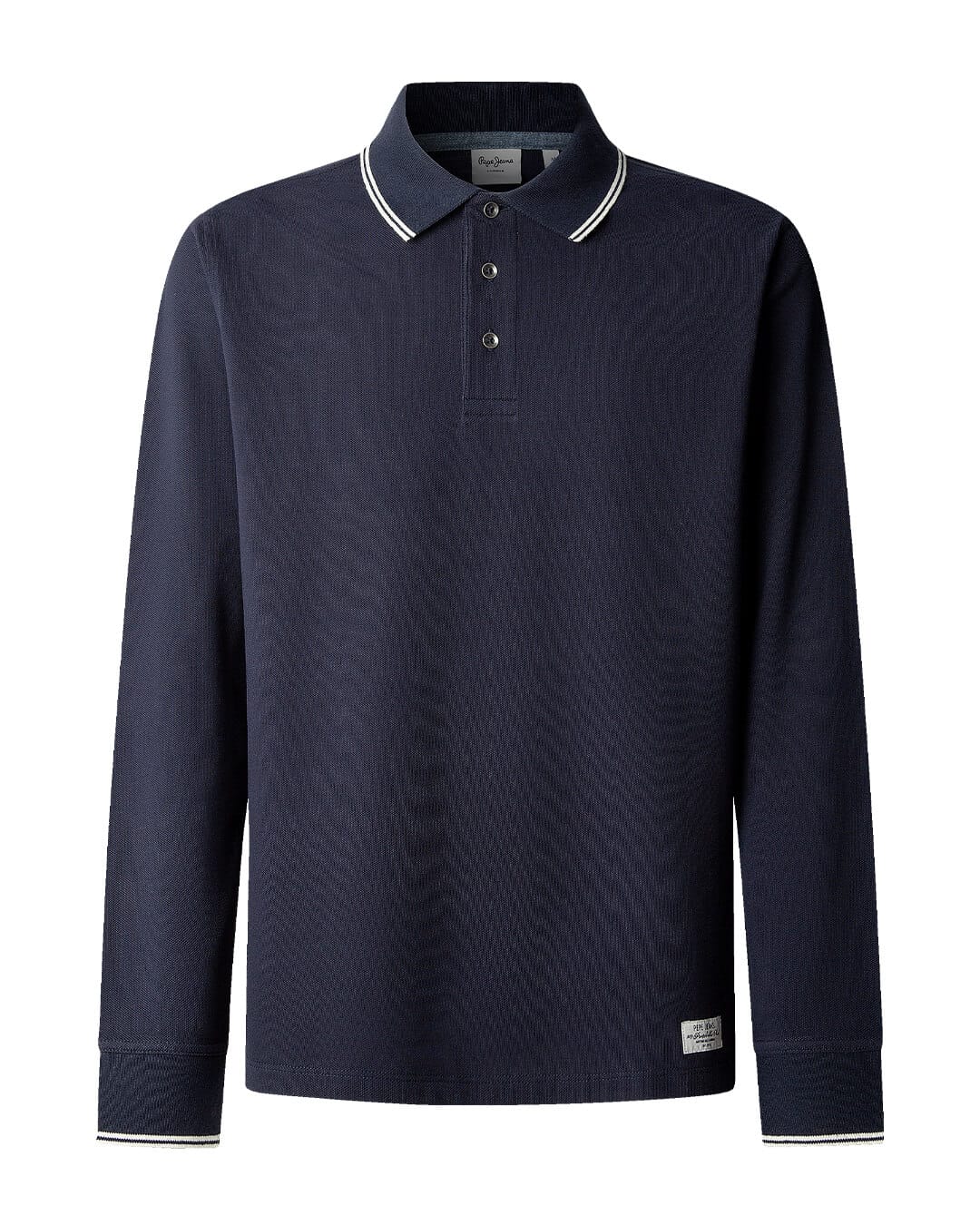 Pepe Jeans Polo Shirts Pepe Jeans Muller Ls Dulwich Blue P594