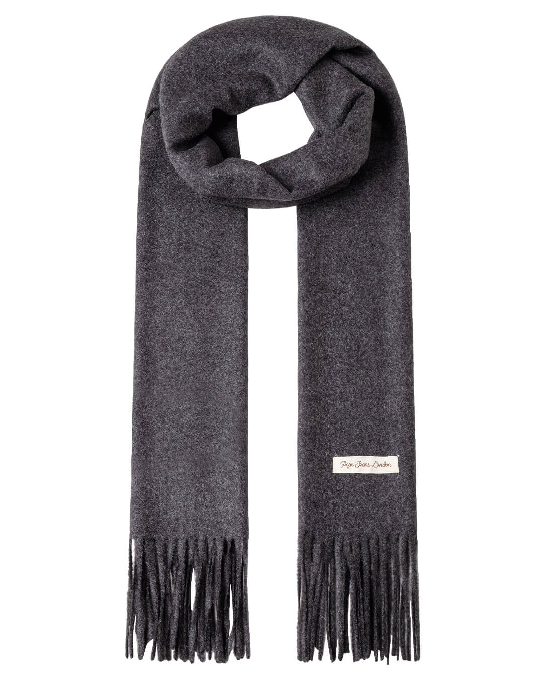Pepe Jeans Scarves ONE Pepe Jeans Varden Solid Scarf Dark Grey Marl P963