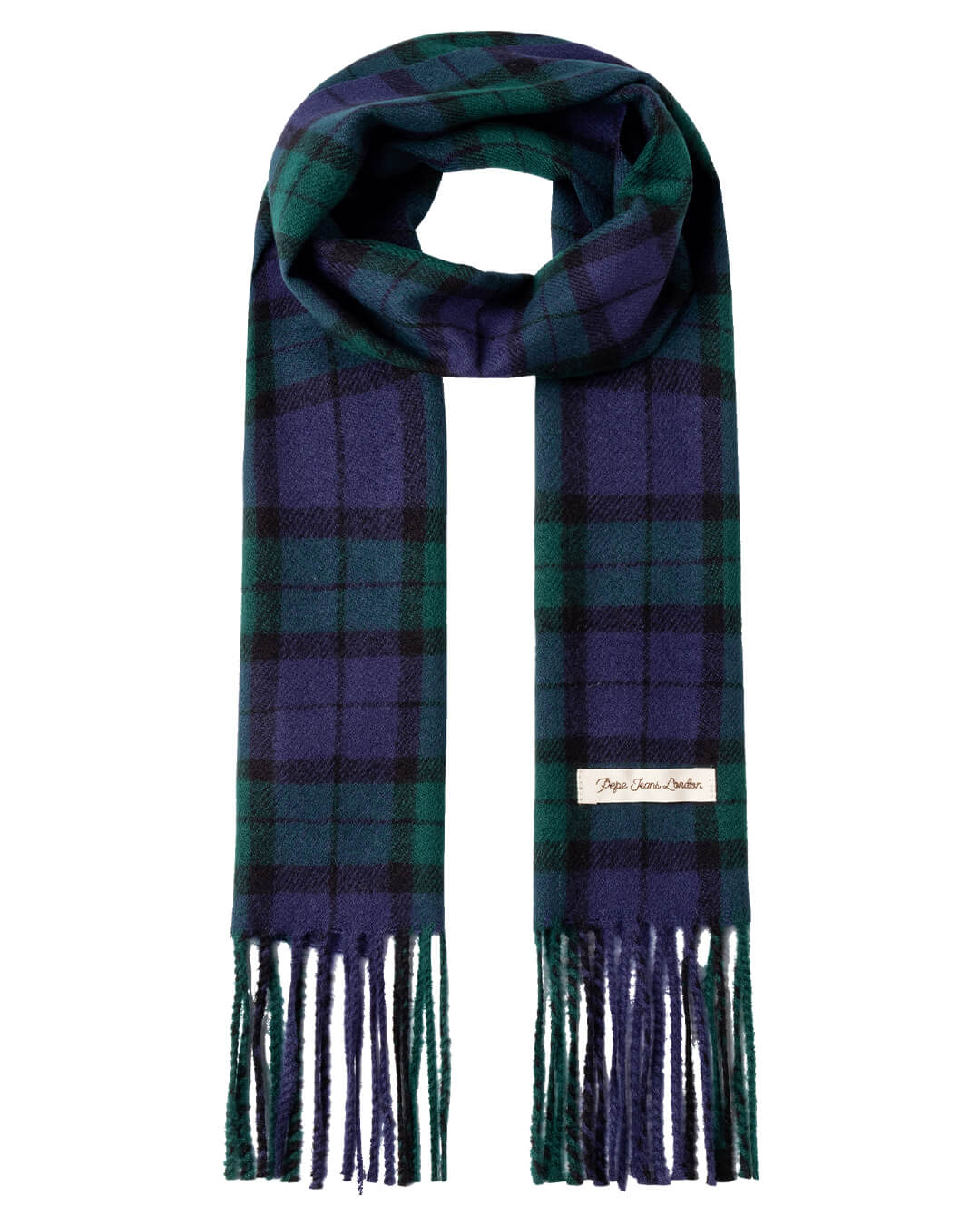 Pepe Jeans Scarves ONE Pepe Jeans  Varden Tartan Scarf Dulwich Blue P594