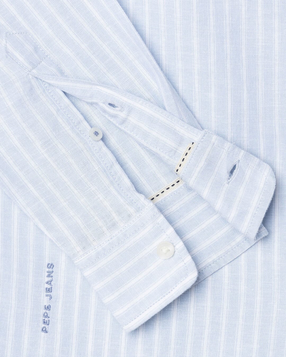 Pepe Jeans Shirts Pepe Jeans Blue Philippe Bleach Shirt