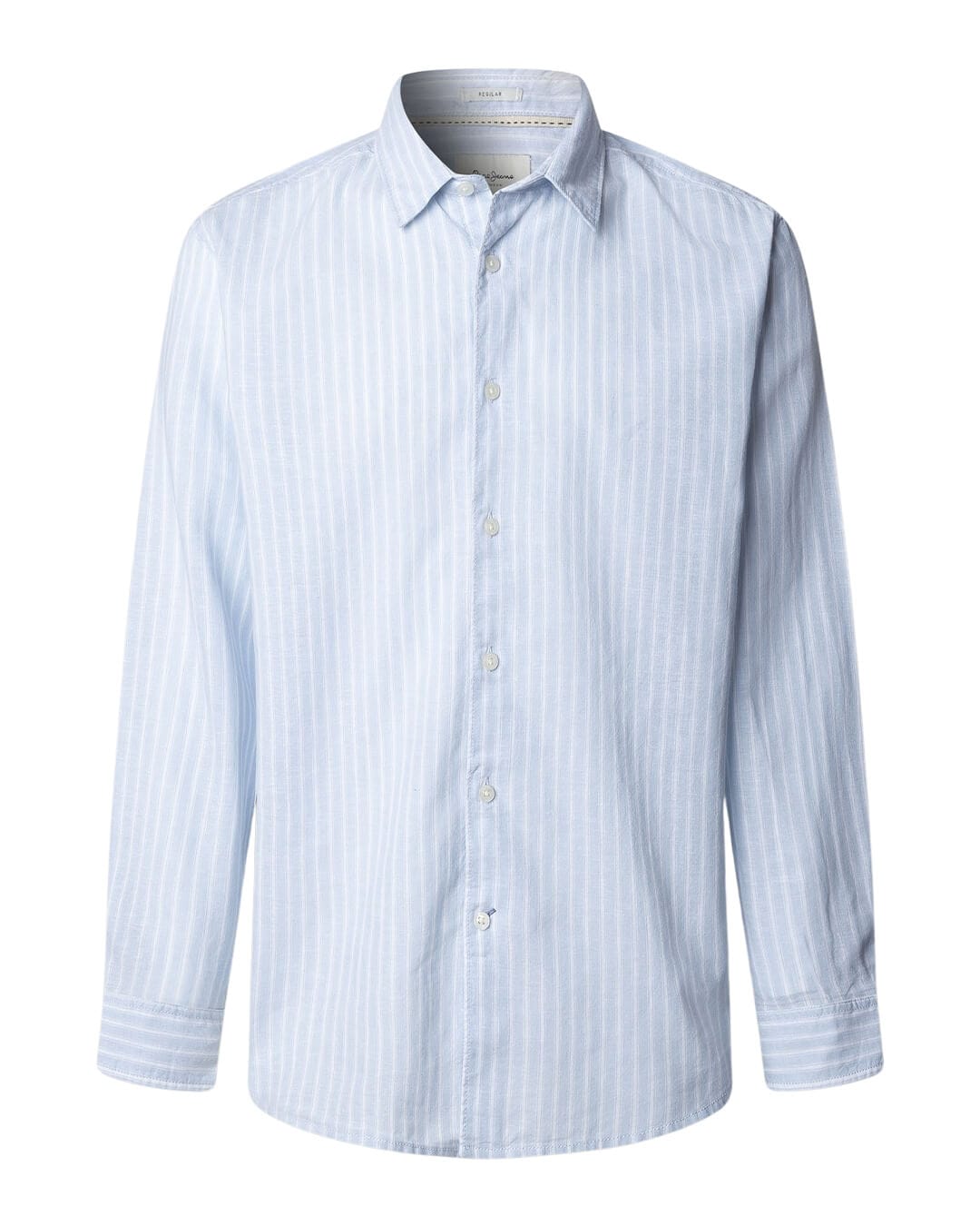 Pepe Jeans Shirts Pepe Jeans Blue Philippe Bleach Shirt