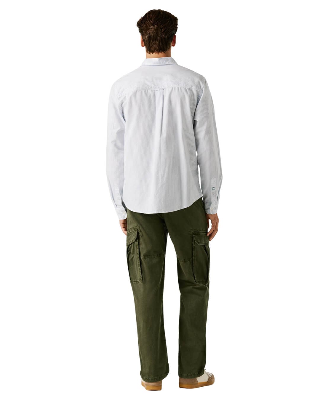 Pepe Jeans Shirts Pepe Jeans Blue  Prescot Bleach Shirt