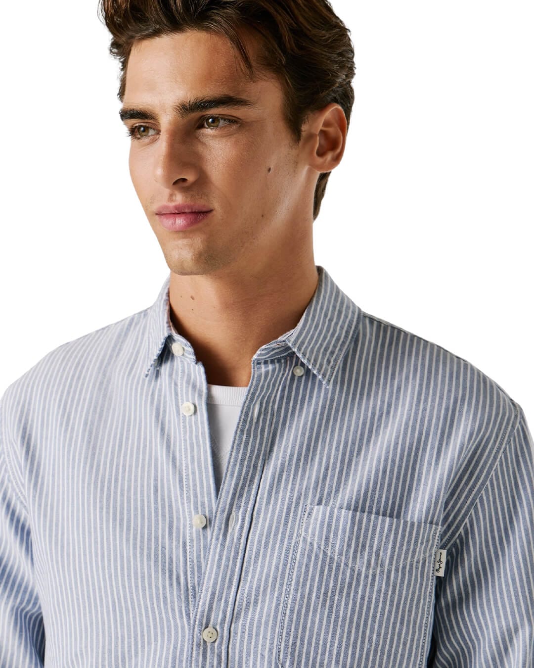 Pepe Jeans Shirts Pepe Jeans Blue Prescot Dulwich Shirt