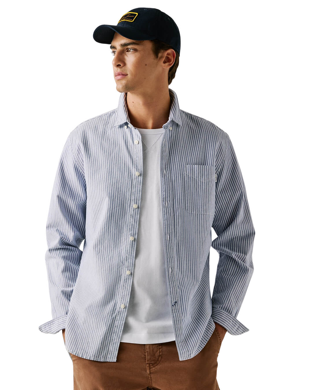 Pepe Jeans Shirts Pepe Jeans Blue Prescot Dulwich Shirt