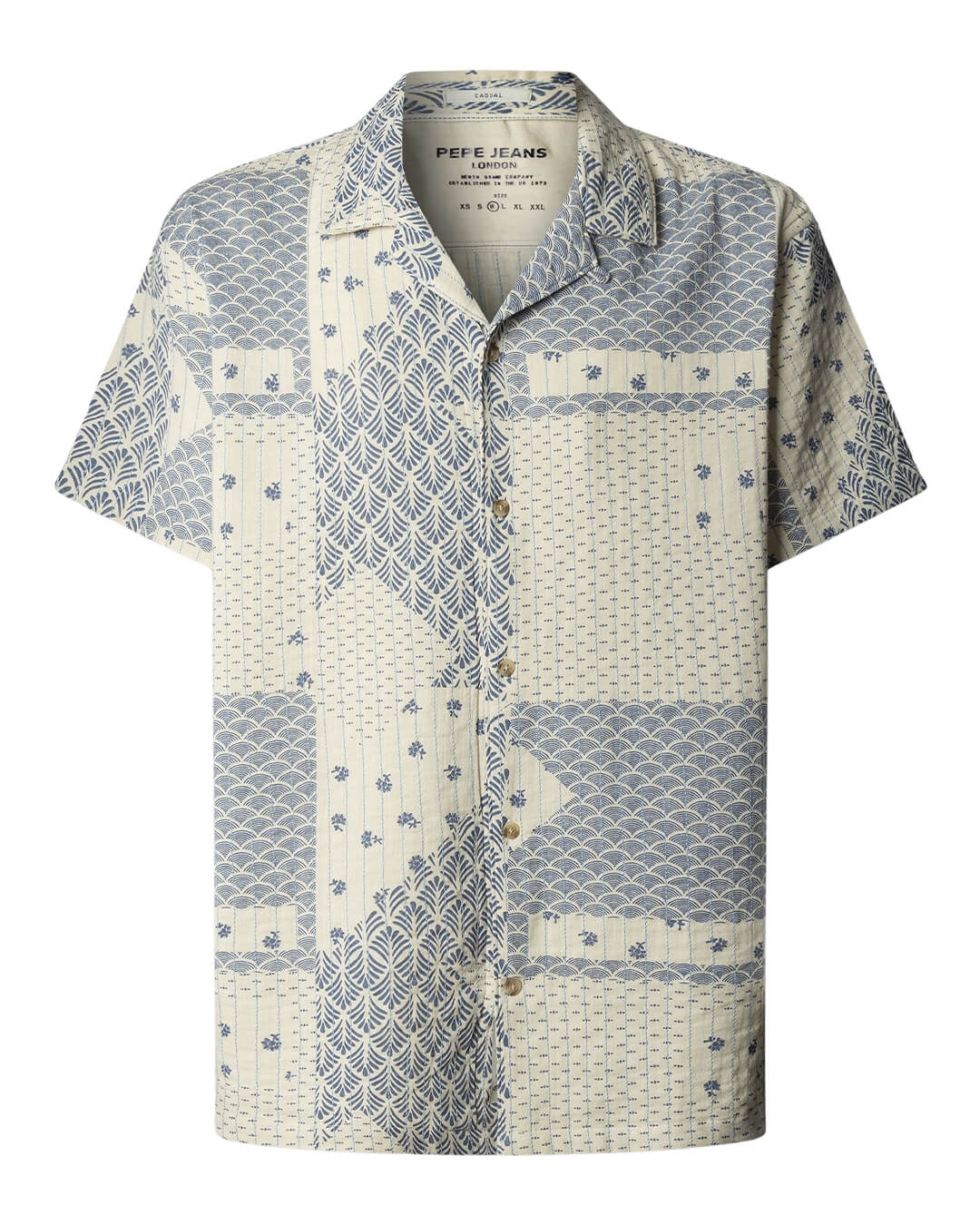 Pepe Jeans Shirts Pepe Jeans Washed Blue Pisarrot  Shirt