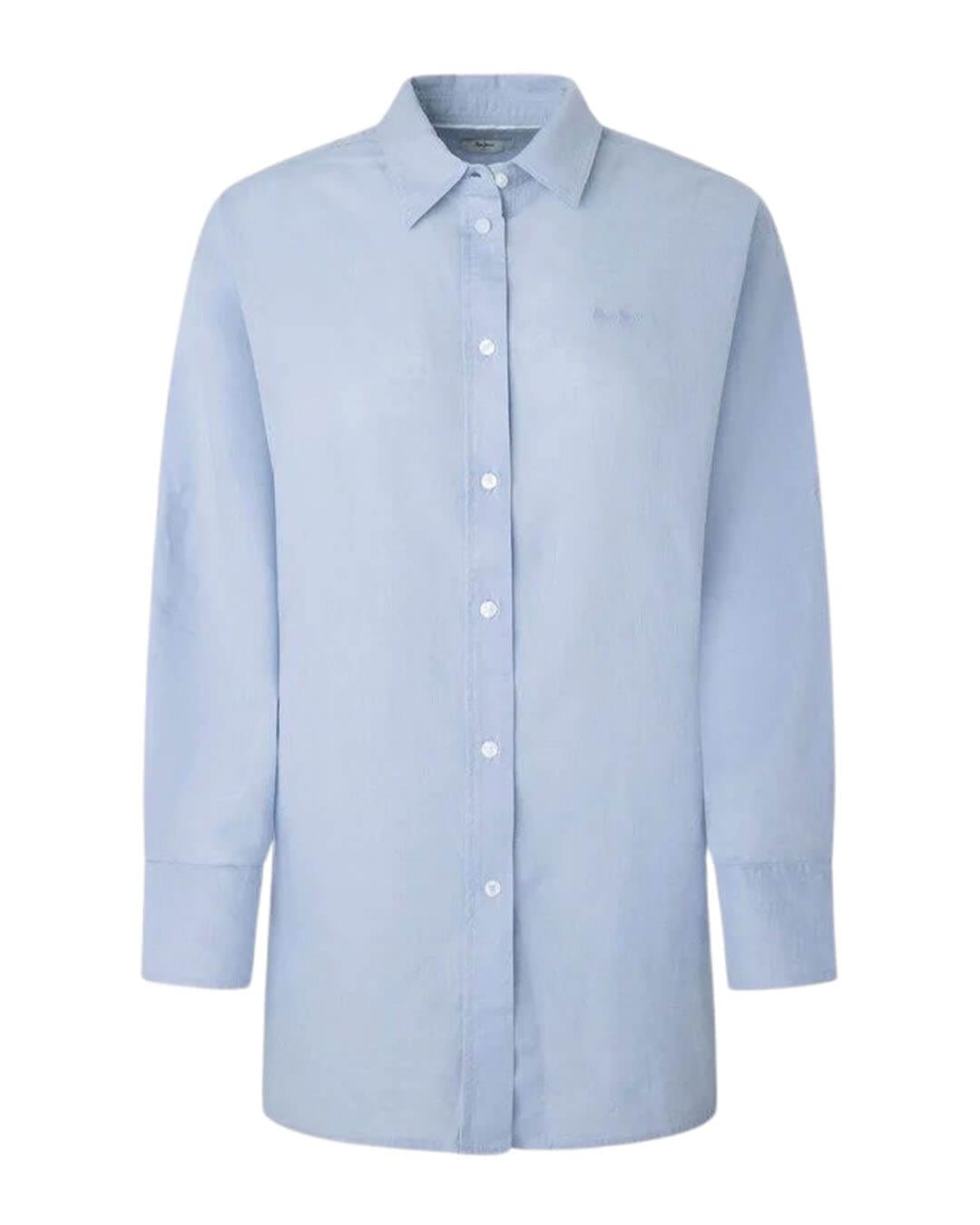 Pepe Jeans Shirts PHILLY SHIRT BLUE P551