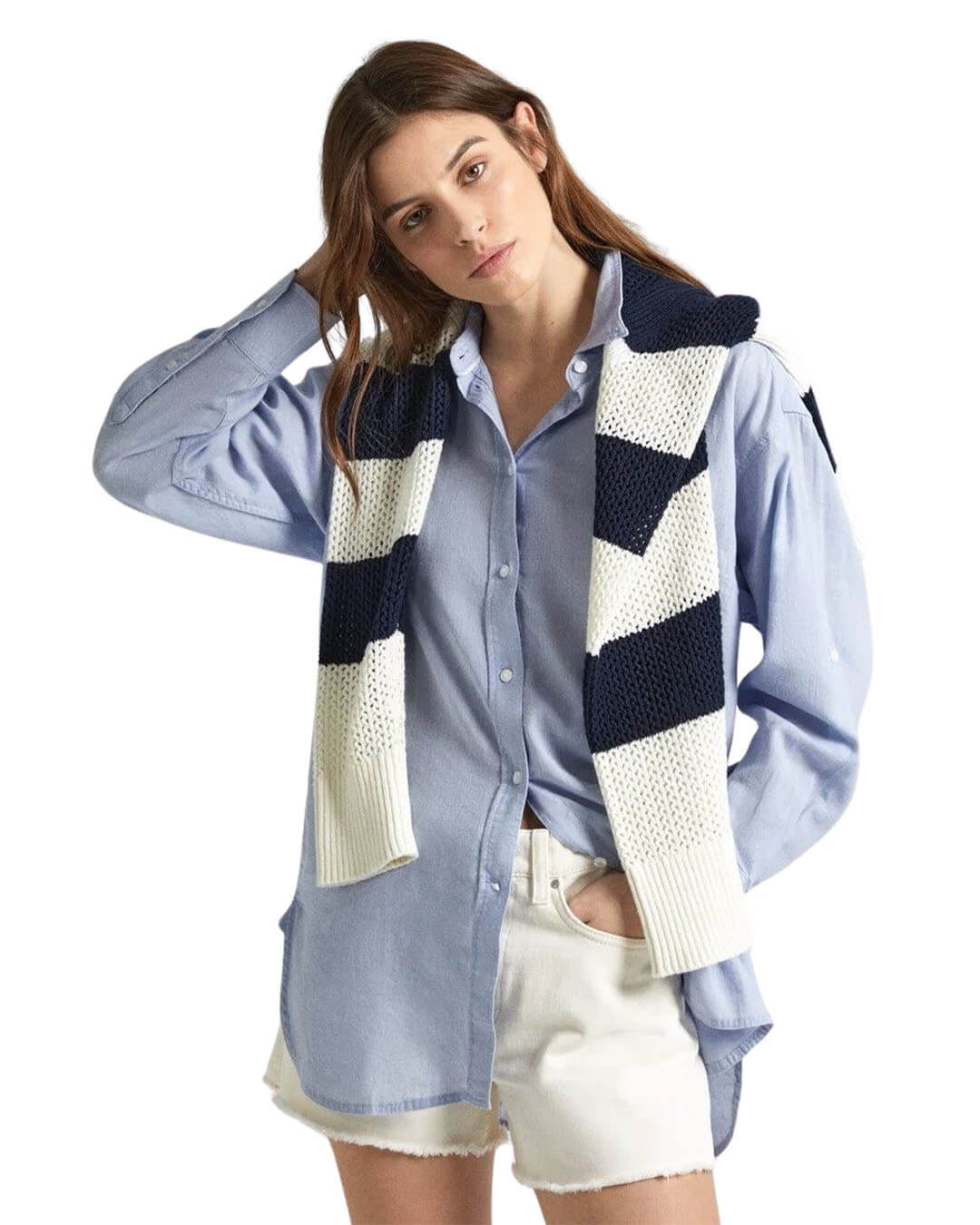 Pepe Jeans Shirts PHILLY SHIRT BLUE P551