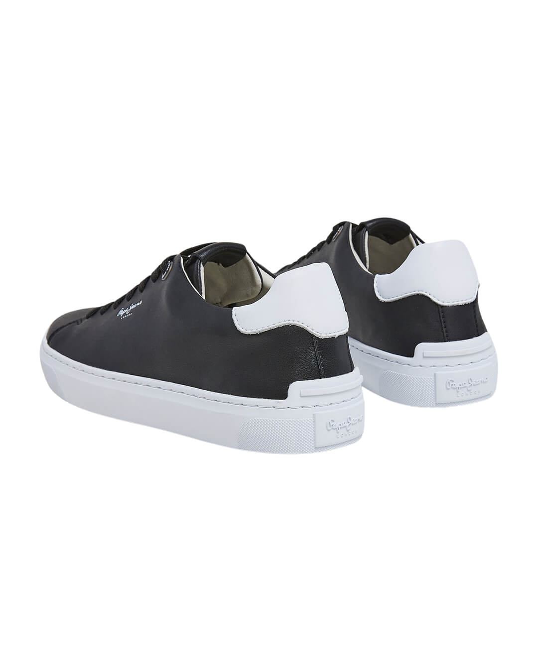 Pepe Jeans Shoes Pepe Jeans Black Camden Leather Sneakers
