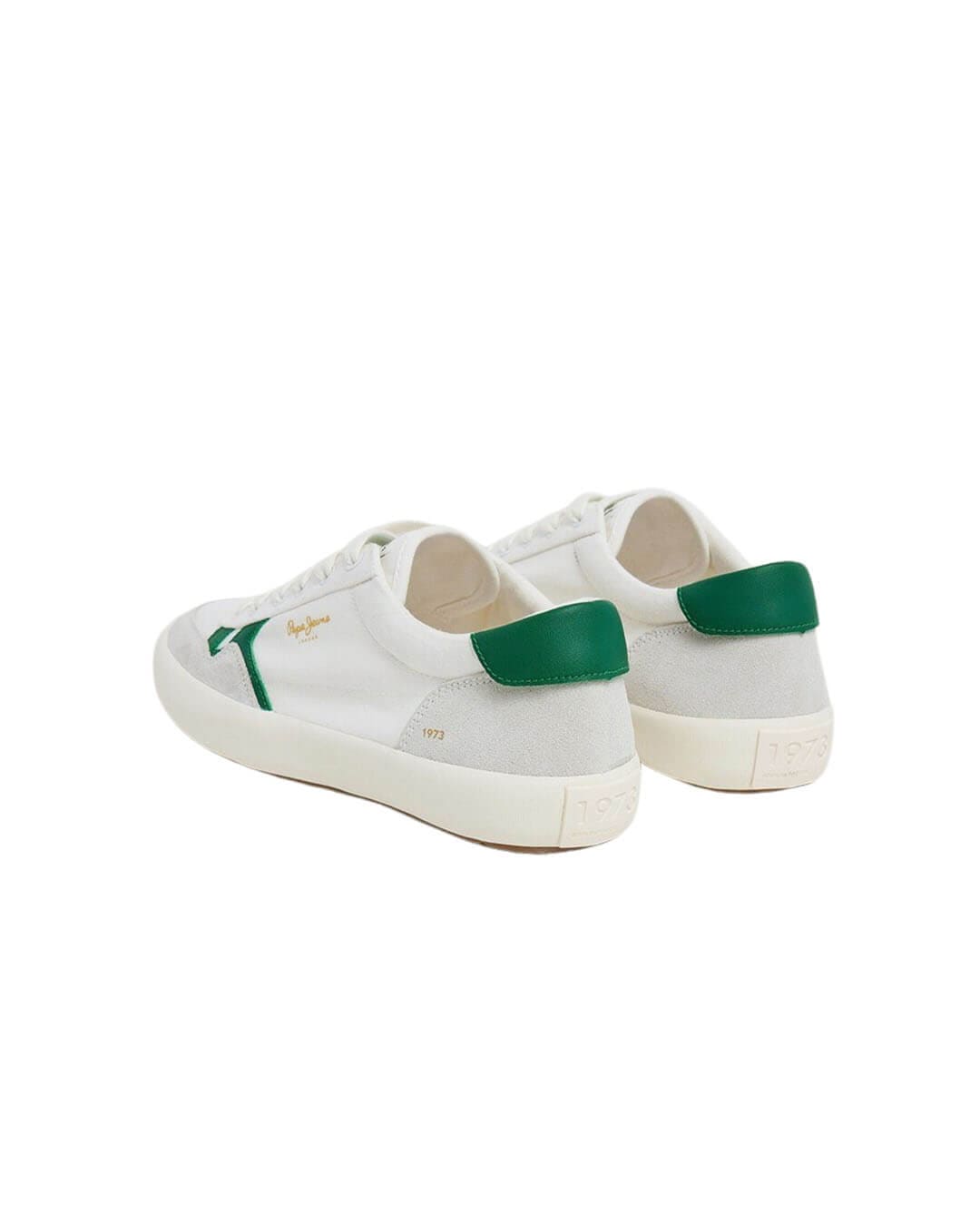 Pepe Jeans Shoes Pepe Jeans Off White Cotton Cupsole Trainers