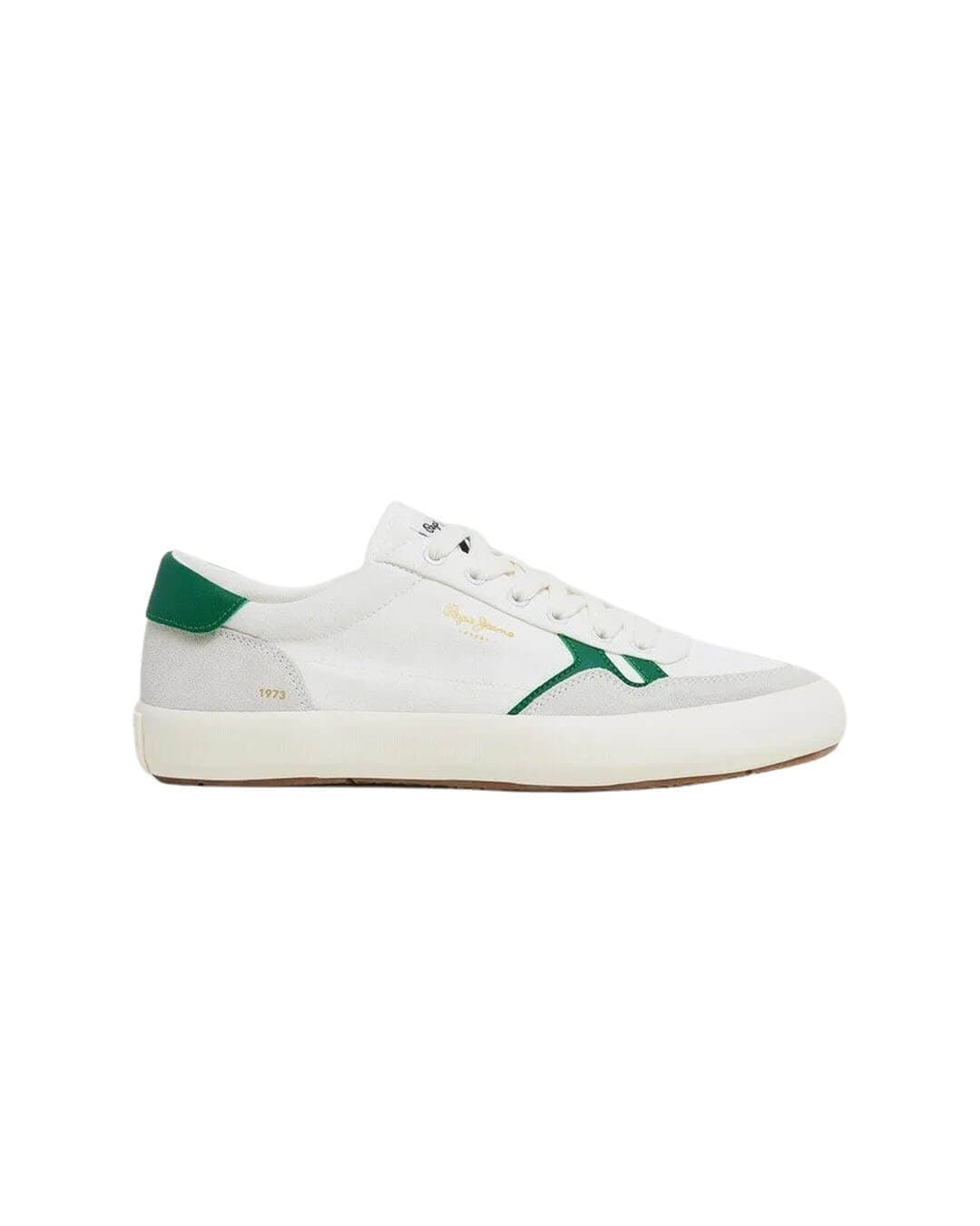 Pepe Jeans Shoes Pepe Jeans Off White Cotton Cupsole Trainers