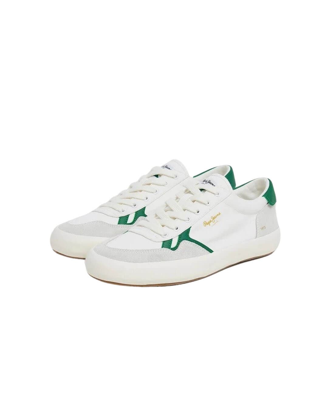 Pepe Jeans Shoes Pepe Jeans Off White Cotton Cupsole Trainers