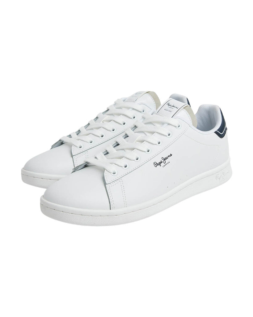 Pepe Jeans Player White Basic Sneakers Bortex Bortex Fine