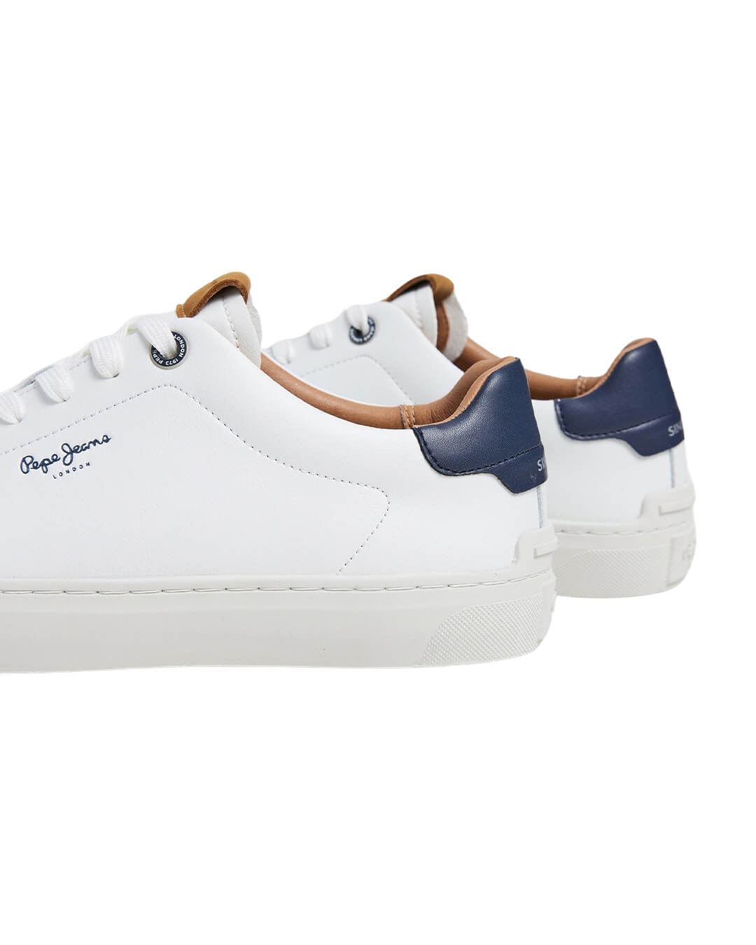 Pepe Jeans Shoes Pepe Jeans White Camden Club Sneakers