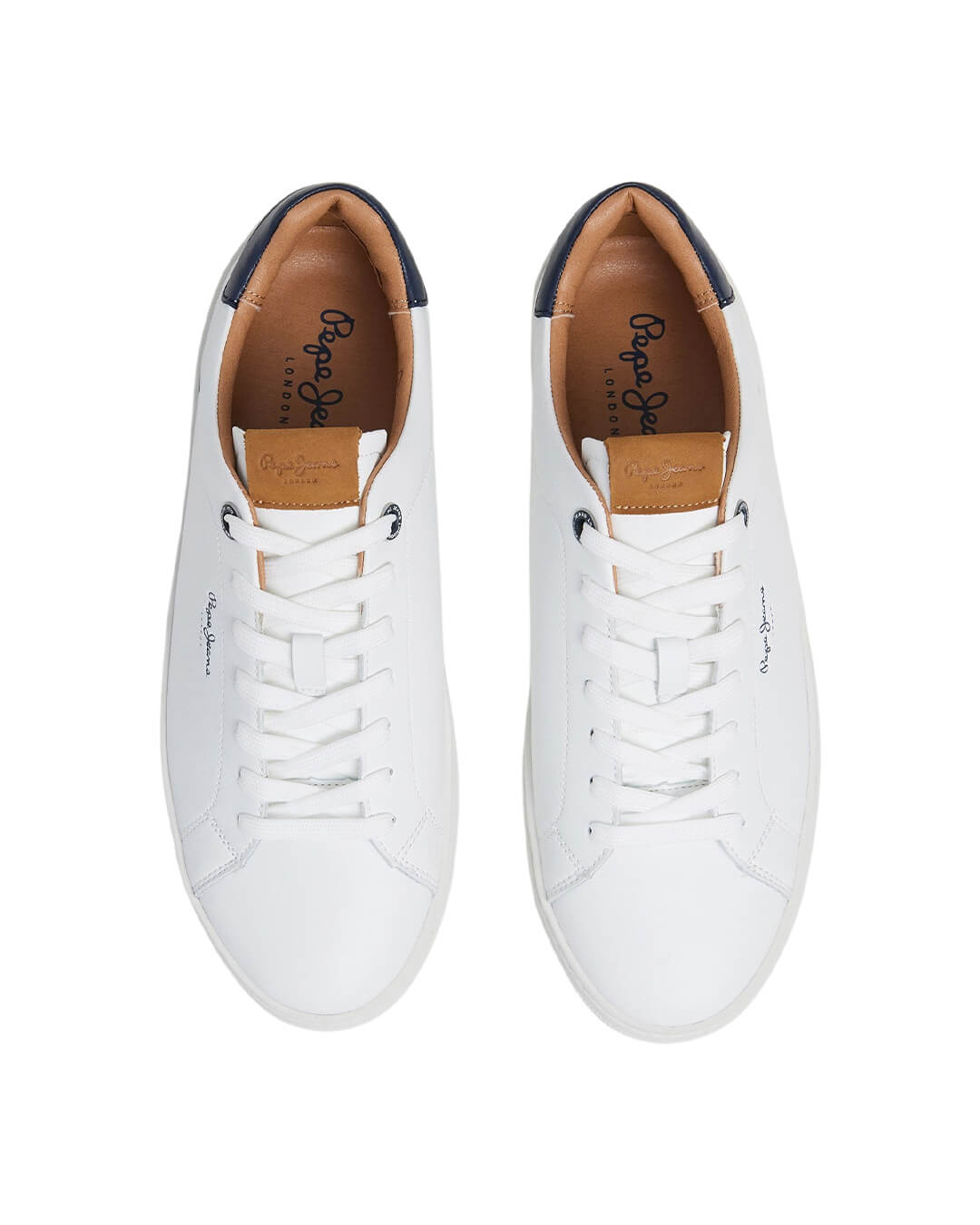 Pepe Jeans Shoes Pepe Jeans White Camden Club Sneakers