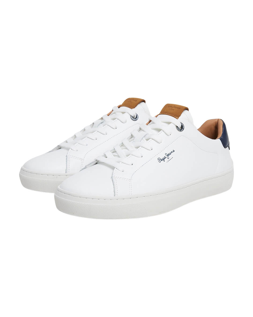 Pepe Jeans Shoes Pepe Jeans White Camden Club Sneakers