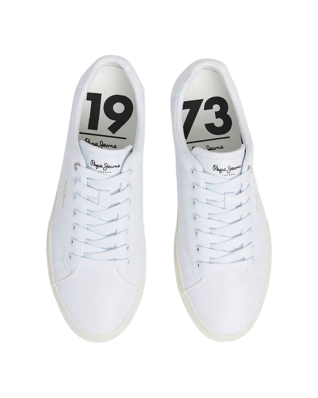 Pepe Jeans Shoes Pepe Jeans White Kenton Rise Sneakers