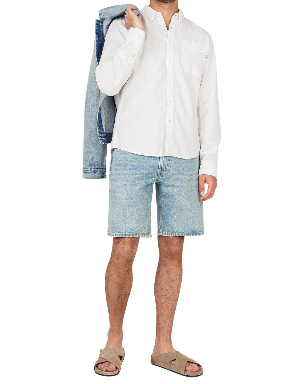 Pepe Jeans Shorts Pepe Jeans Light Denim Loose Short Tom Vintage Shorts