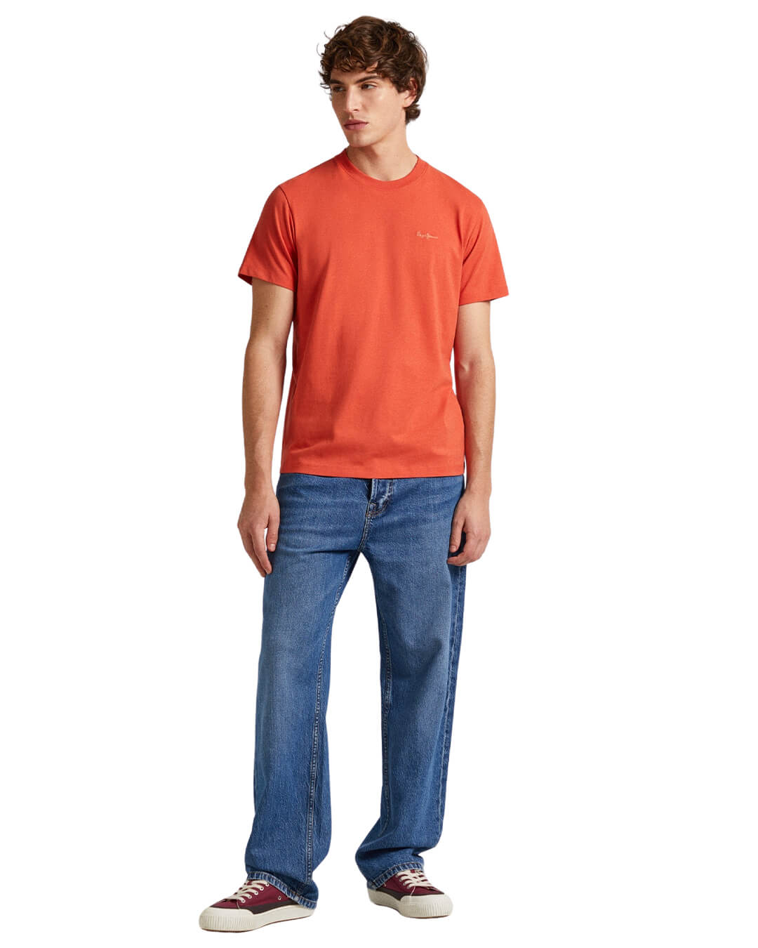 Pepe Jeans T-Shirts CONNOR T-SHIRT BURNT ORANGE P165