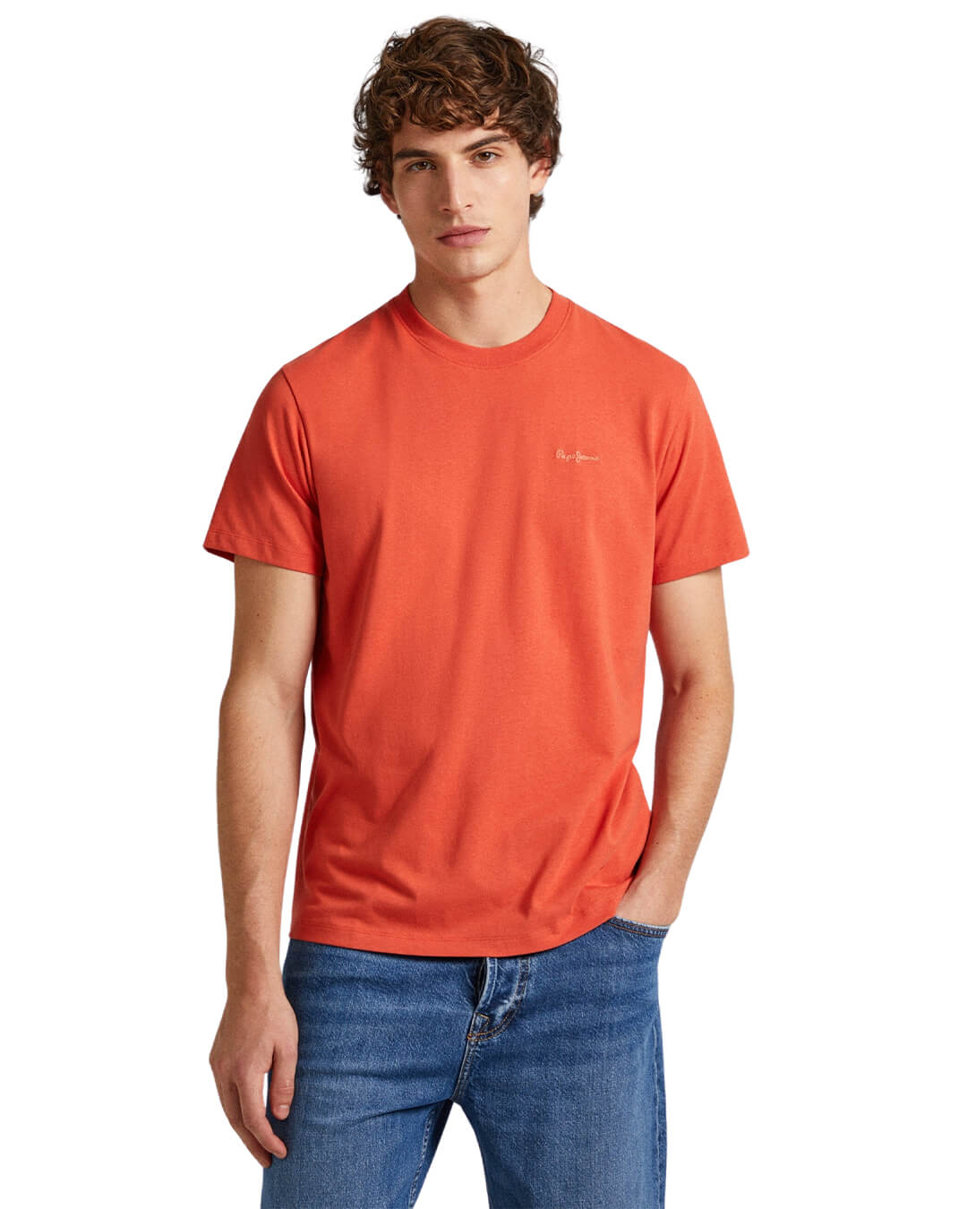 Pepe Jeans T-Shirts CONNOR T-SHIRT BURNT ORANGE P165