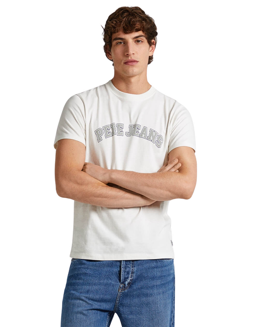 Pepe Jeans T-Shirts Pepe Jeans Clement White T-Shirt