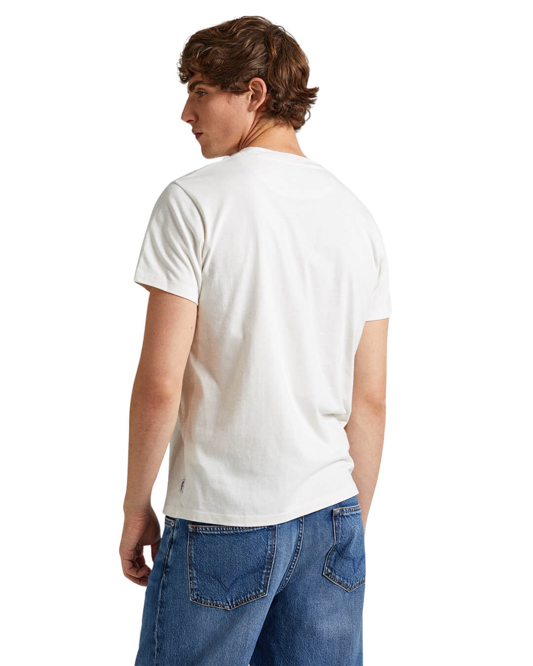 Pepe Jeans T-Shirts Pepe Jeans Clement White T-Shirt