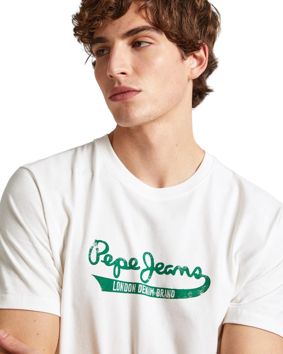 Pepe Jeans T-Shirts CLAUDE T-SHIRT OFF WHITE P803