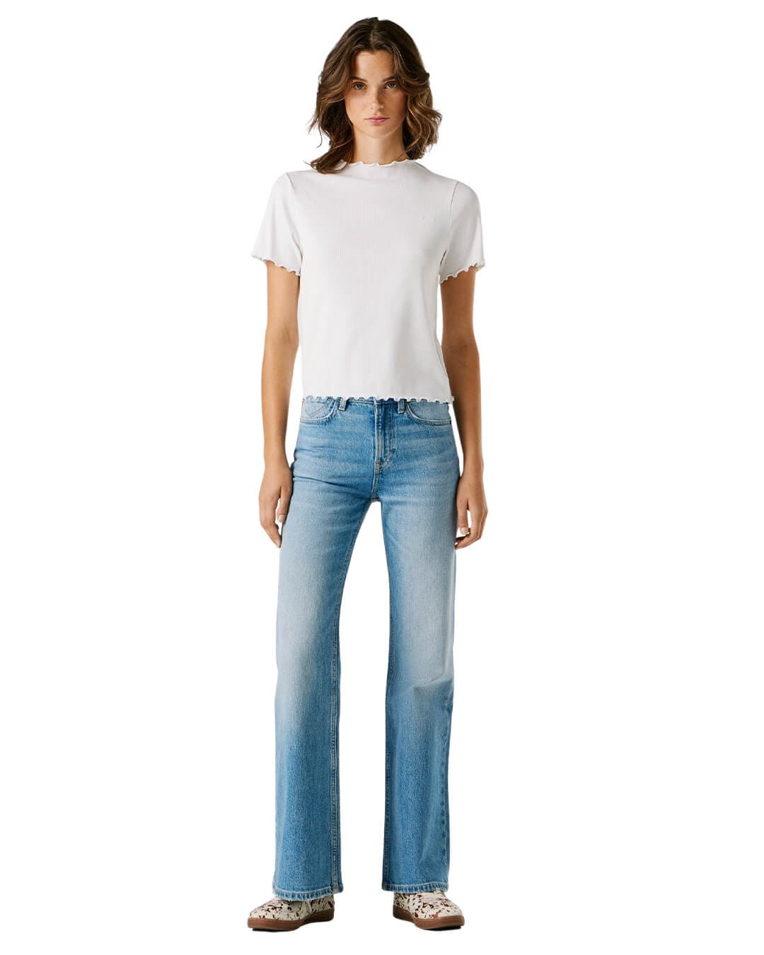 Pepe Jeans T-Shirts Pepe Jeans White Nora T-shirt