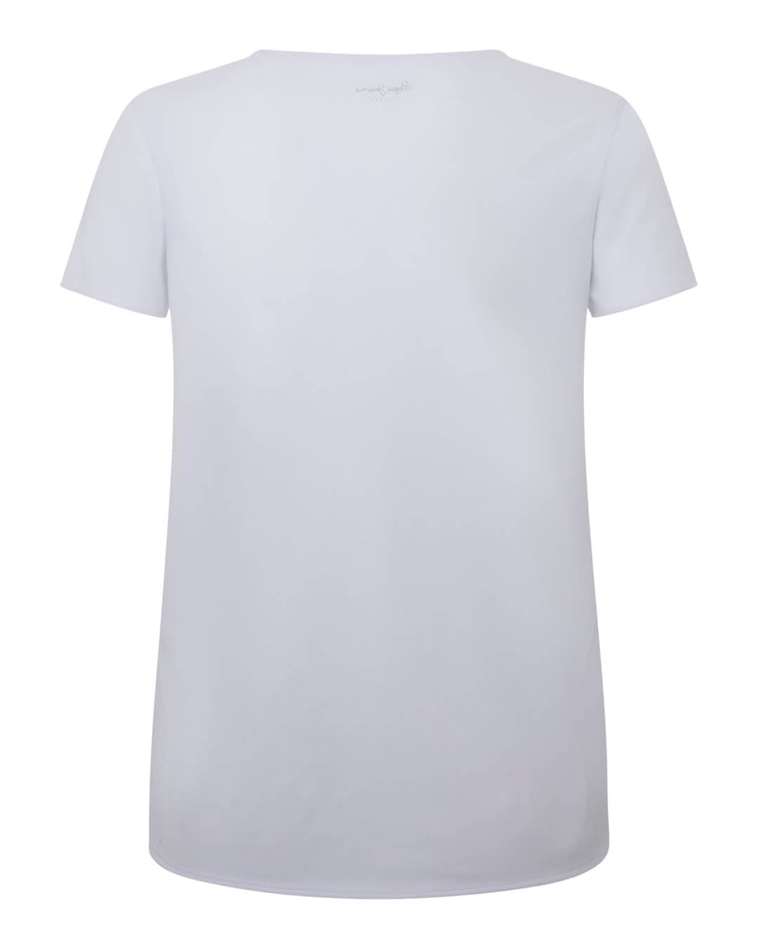 Pepe Jeans T-Shirts Pepe Jeans White Relaxed Fit Print Logo T-Shirt