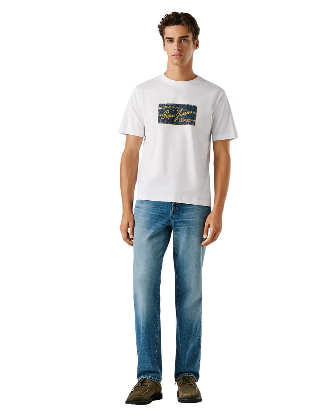 Pepe Jeans T-Shirts Pepe Jeans White Suen Tee T-shirt