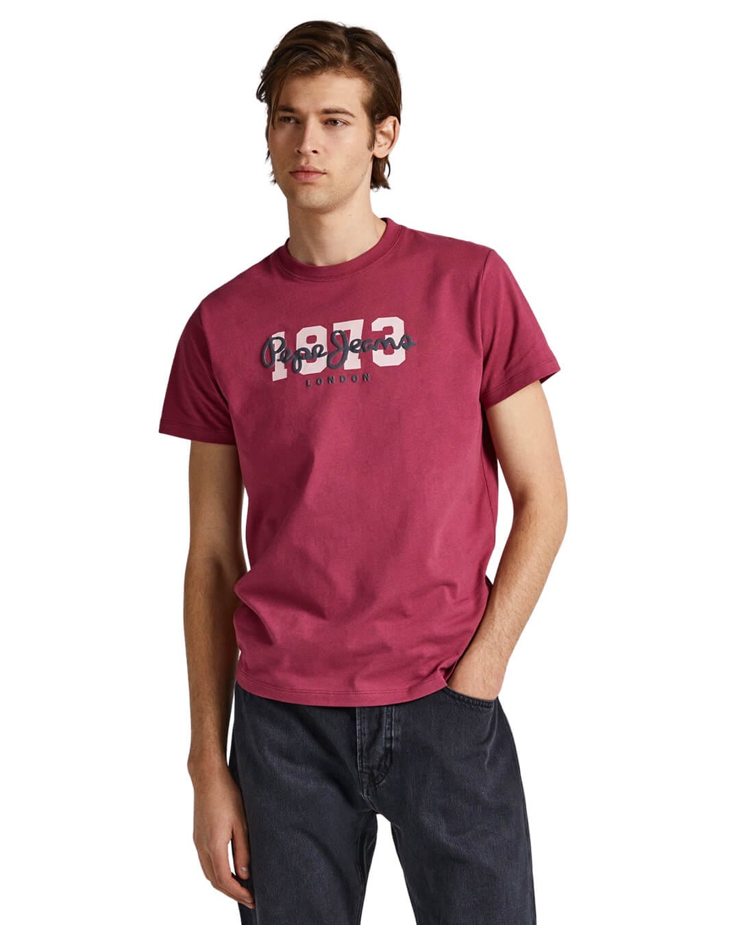 Pepe Jeans T-Shirts Pepe Jeans Wolf Red T-Shirt