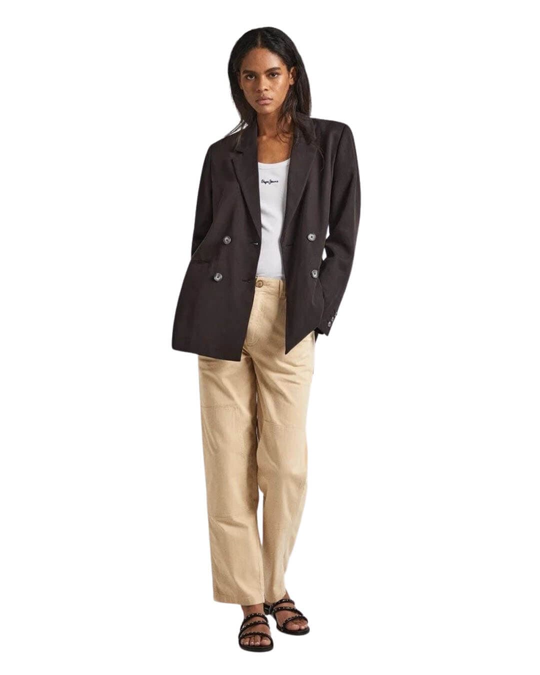 Pepe Jeans Trousers BETSY PANTS BEIGE