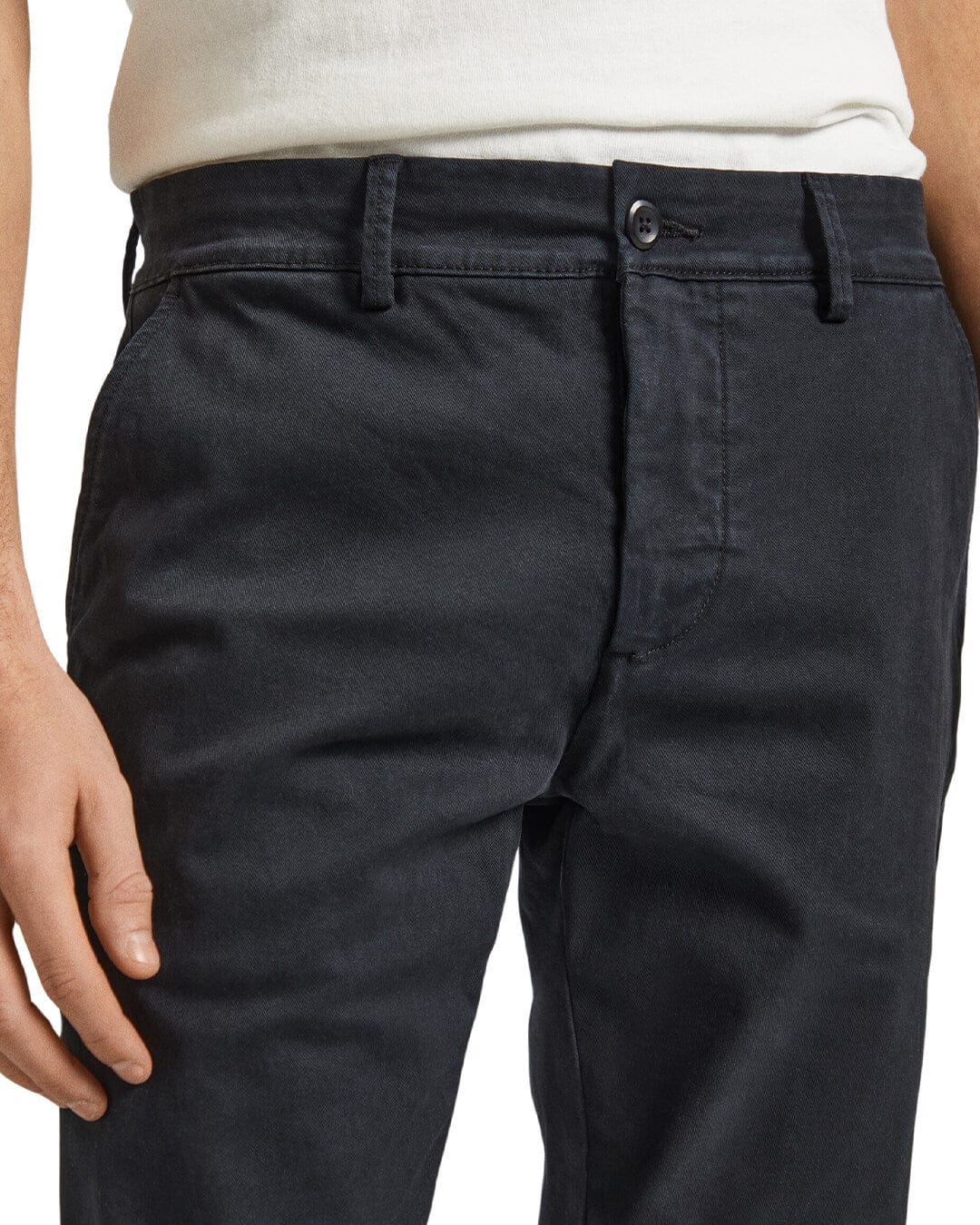 Pepe Jeans Trousers Pepe Jeans Black Slim Fit Twill Chinos