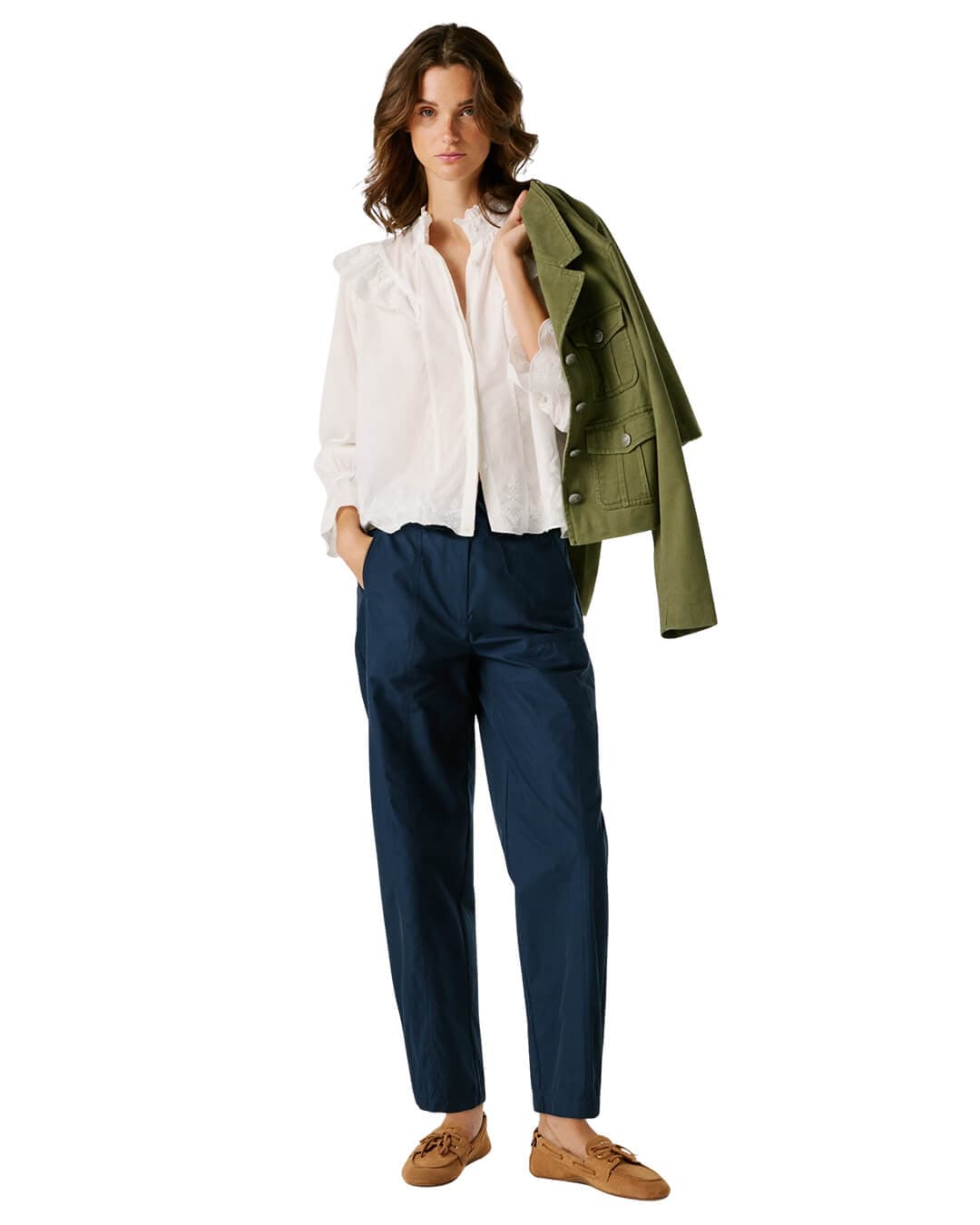 Pepe Jeans Trousers Pepe Jeans Blue Alice Trousers