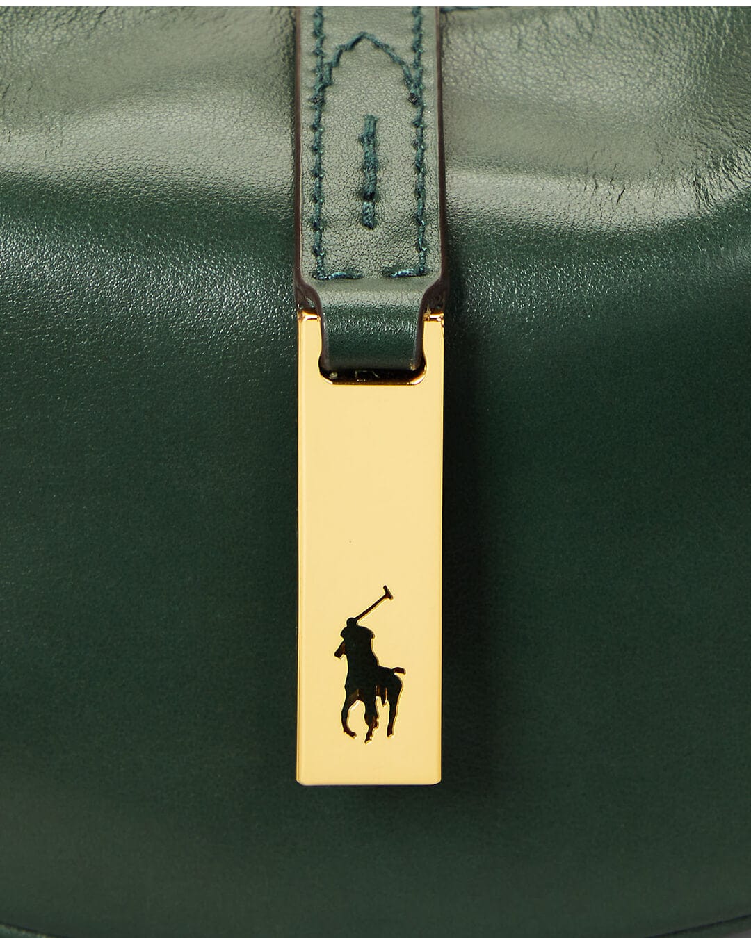 Polo Ralph Lauren Bags ONE POLO ID CALFSKIN MINI SHOULDER BAG GREEN