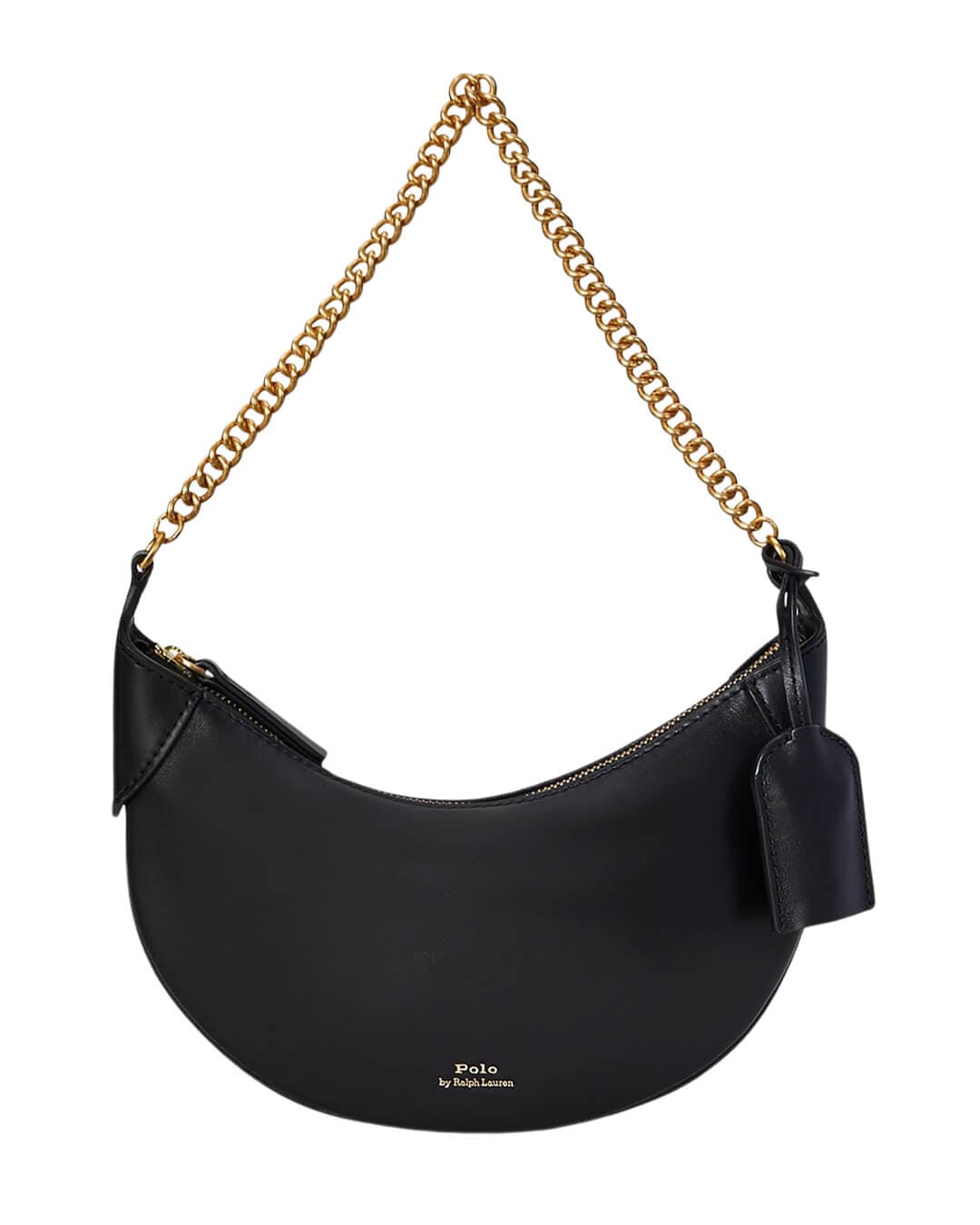 Polo Ralph Lauren Bags ONE POLO ID LEATHER MINI CHAIN BAG BLACK