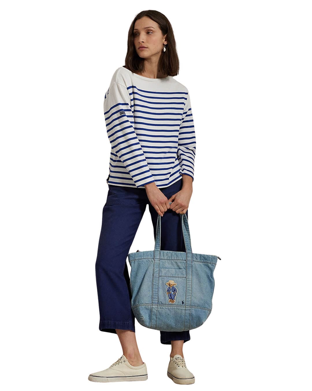 Polo Ralph Lauren Bags ONE Polo Ralph Lauren PP TOTE MEDIUM BLUE